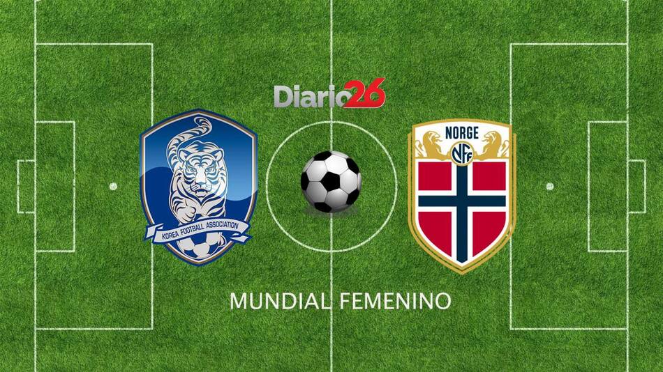 Mundial de fútbol femenino Francia 2019 - Corea vs. Noruega - Deportes - Diario 26