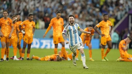 Lionel Messi, Argentina vs Países Bajos. Foto: Reuters