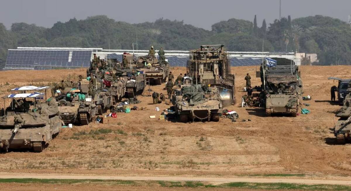 Ejército israelí en Gaza. Foto: EFE.