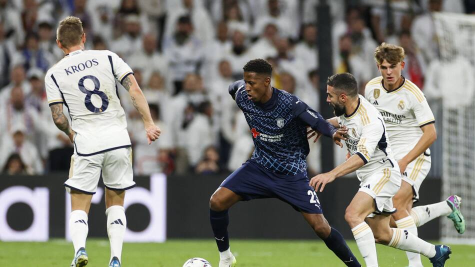 Nico Paz, Real Madrid. Foto: EFE