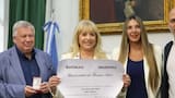 Rossana Chahla fue distinguida en la UBA y recibió el título de Profesora Honoraria