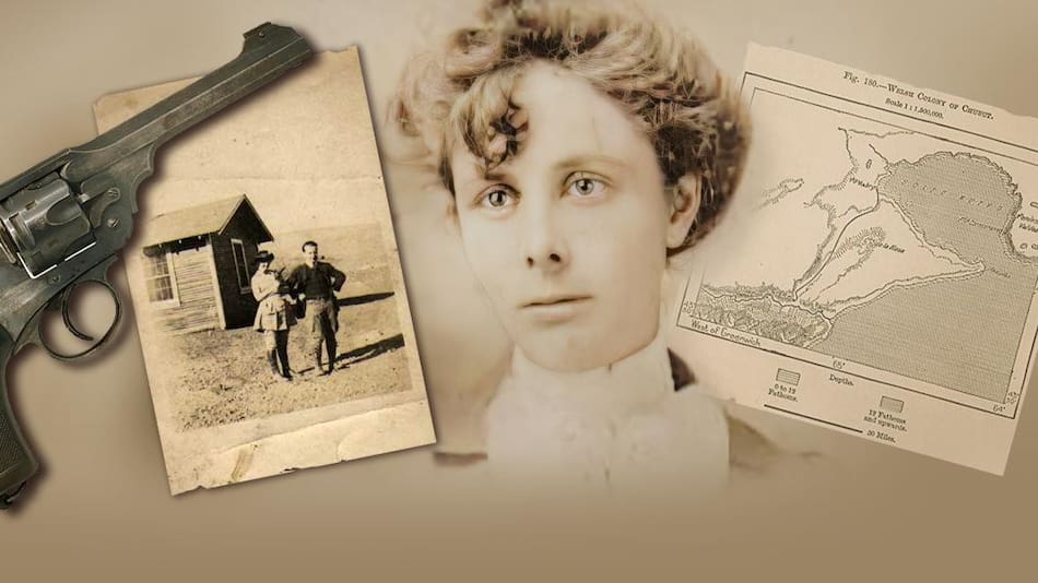 Elena Greenhill Blaker, La Grinil, bandolera en la Patagonia