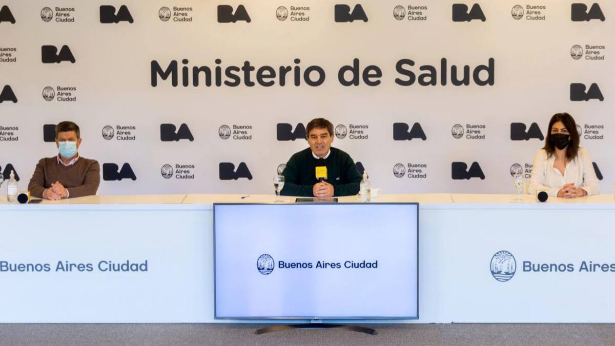Fernán Quirós, ministro de Salud de la Ciudad, NA