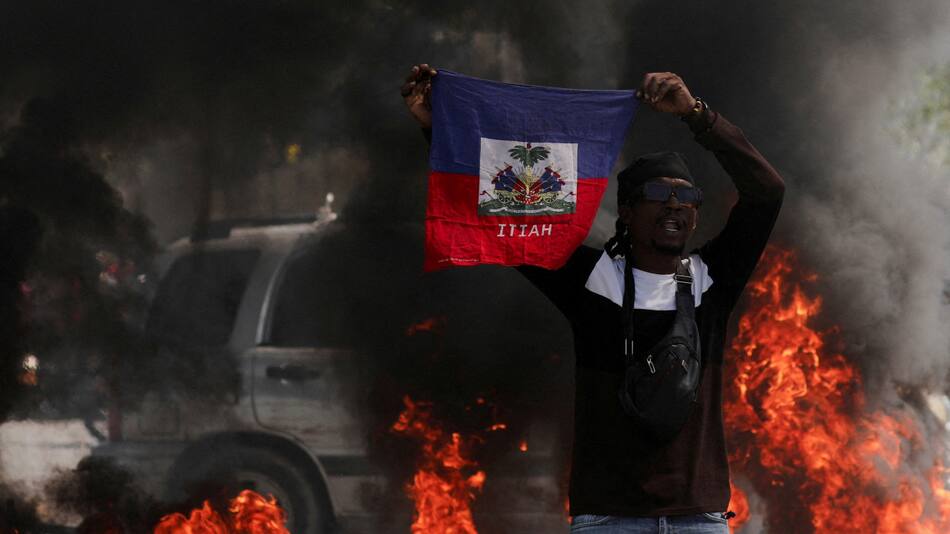 Bandas armadas en Haití. Foto: Reuters.