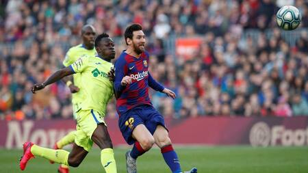 La Liga, Barcelona vs. Getafe, Messi, REUTERS