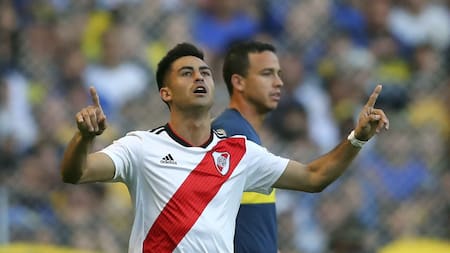 "Pity" Martínez, River. Foto: Télam