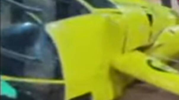 Cayó un helicóptero sobre una cancha de tenis en Palermo: tenía tres personas a bordo