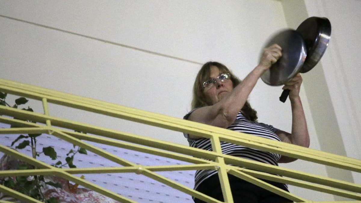 Cacerolazos contra liberación de presos, NA