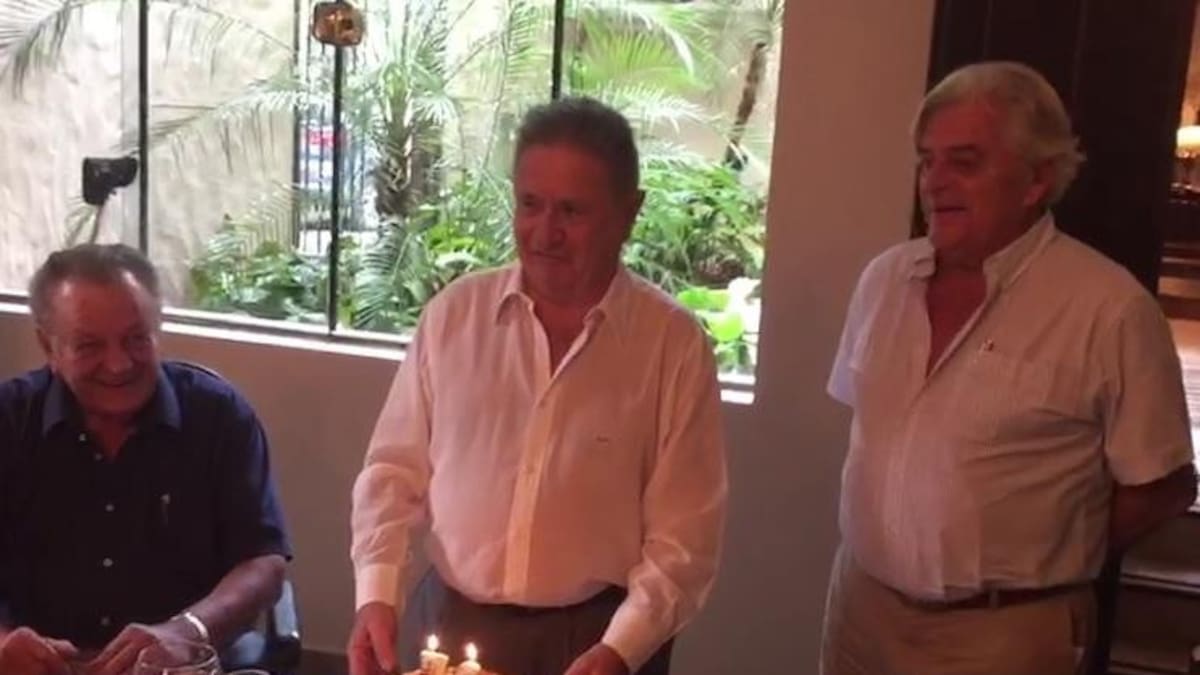 Eduardo Duhalde celebró su cumpleaños en la casa de Wasmosy, ex presidente de Paraguay