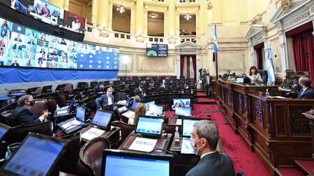 Sesion del Senado, AGENCIA NA