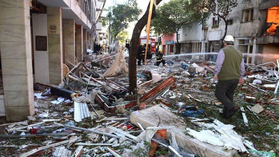 Explosión edificio en Rosario - 2013