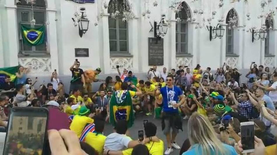 Banderazo brasileño en Rusia, Mundial, Diario 26
