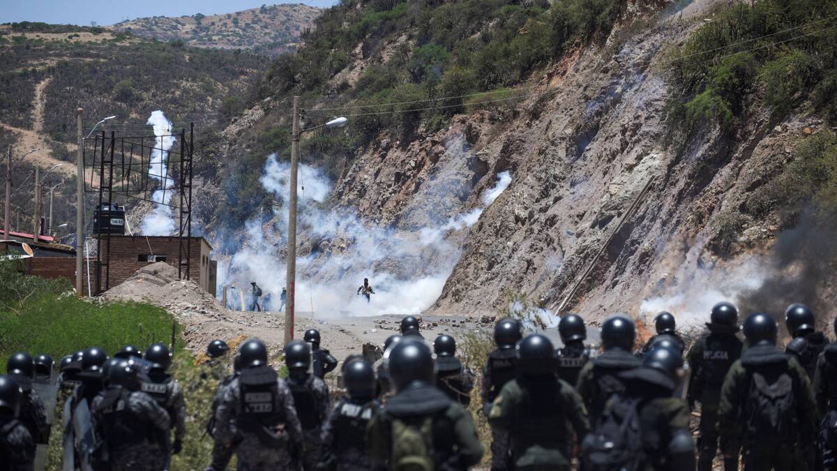 Crisis en Bolivia. Foto: Reuters