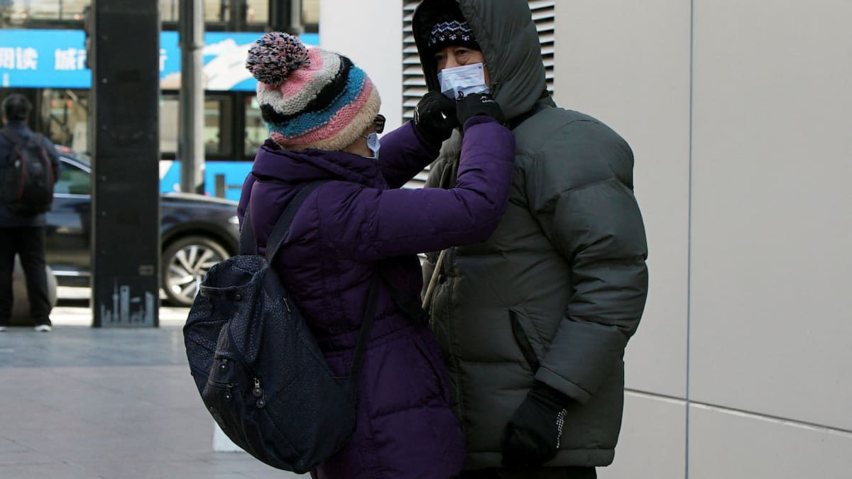 Ola de frío en Shanghai. Reuters