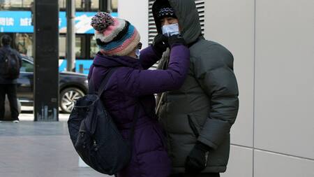 Ola de frío en Shanghai. Reuters