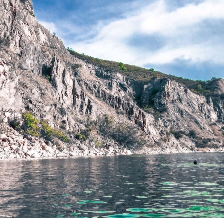 Laguna azul, Córdoba. Foto: X