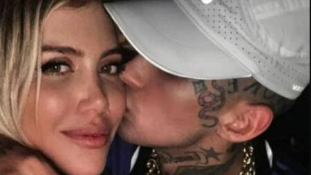 Wanda Nara y L-Gante. Foto: Instagram.