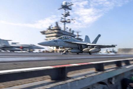 El portaaviones USS Harry Truman. Foto: Reuters.