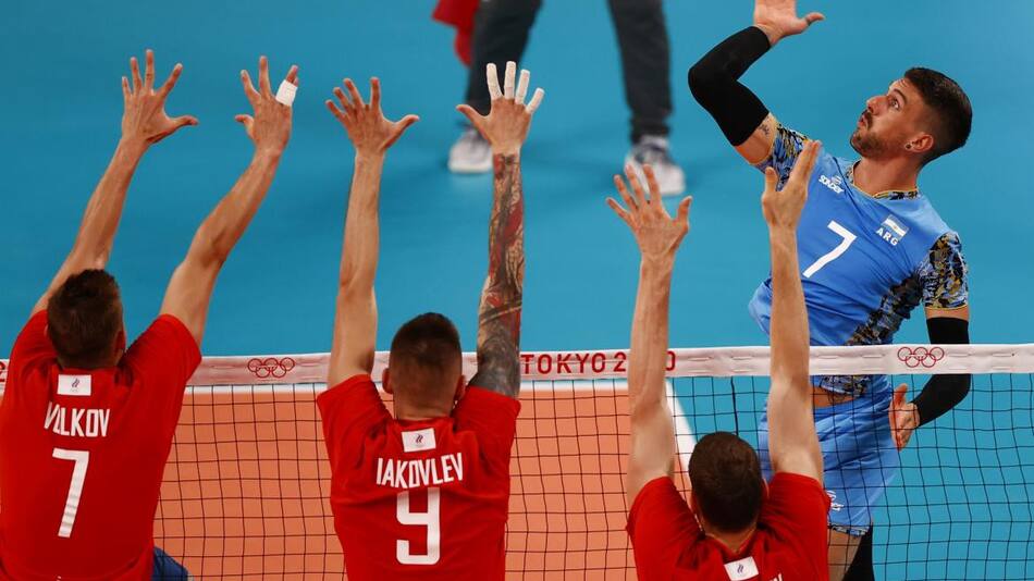 La selección de vóley ante Rusia por los Juegos Olímpicos de Tokio 2020, REUTERS
