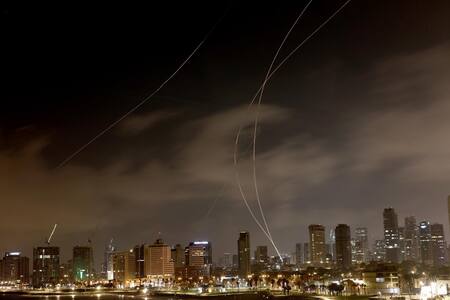 Nuevo bombardeo de Irán sobre Israel. Foto: EFE.