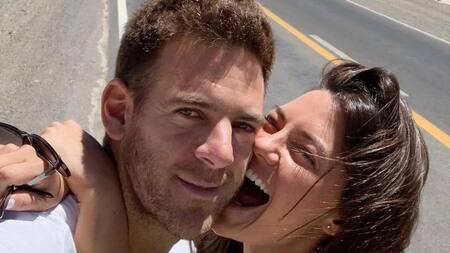 Juan Martín Del Potro y Jujuy Jiménez, Instagram