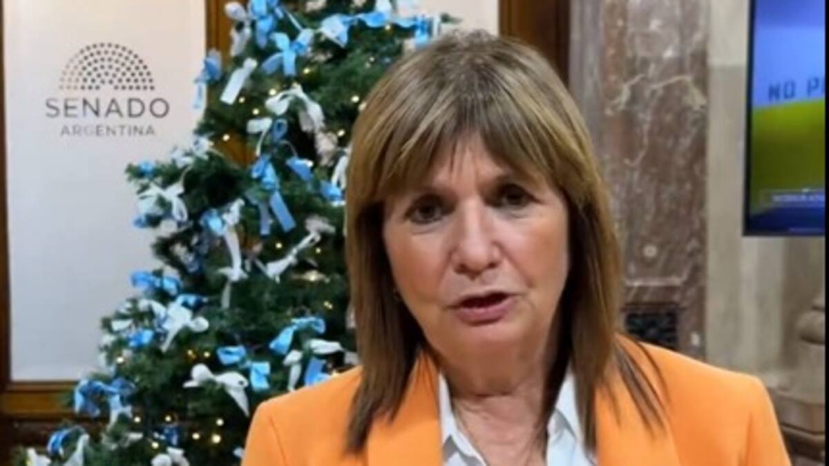 La senadora envió un mensaje en vísperas de la Navidad.