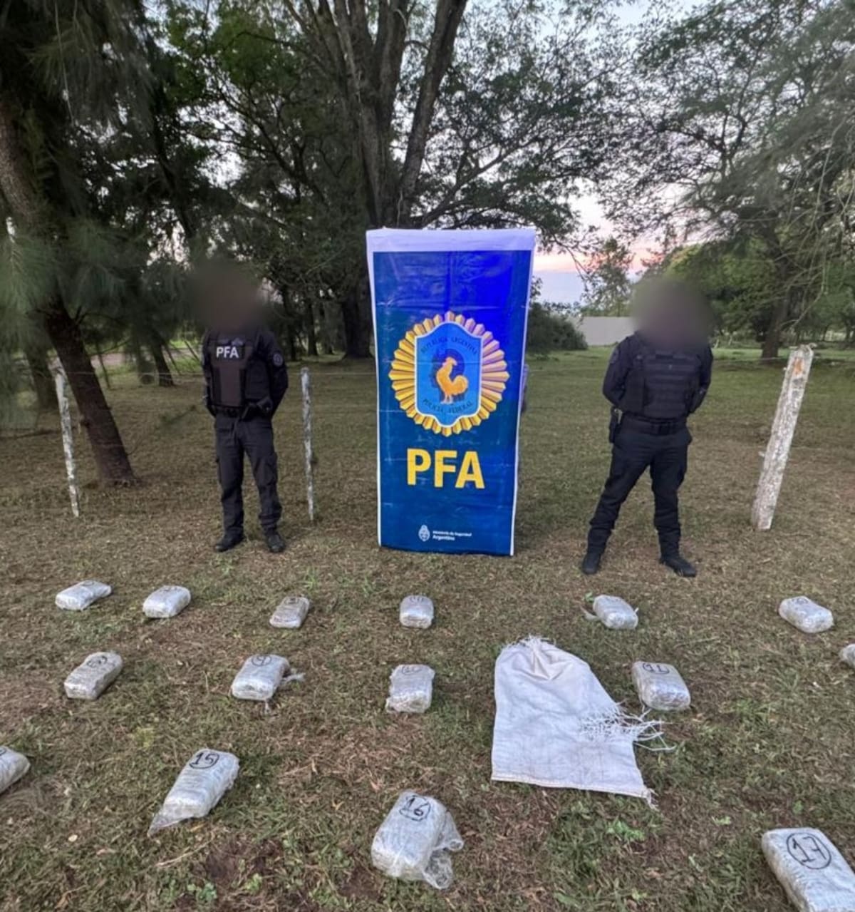 Secuestraron 18 kilos de droga en la provincia de Chaco.