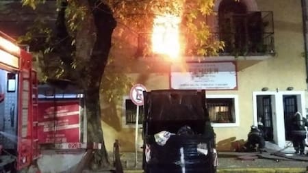 Incendio en geriátrico de Villa Urquiza. Foto NA