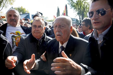 Antonio Tejero, militar que intentó un golpe de Estado en España en 1981.