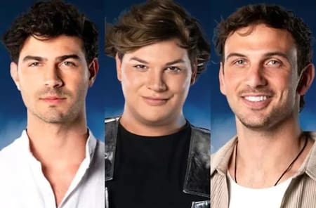 Los finalistas de Gran Hermano. Foto: captura Telefe.