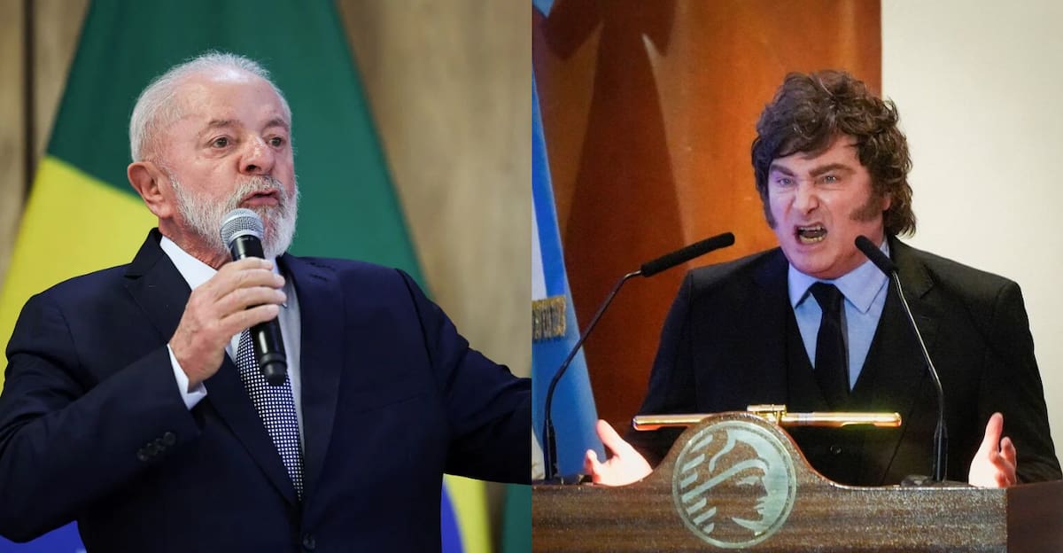 Lula Da Silva y Javier Milei