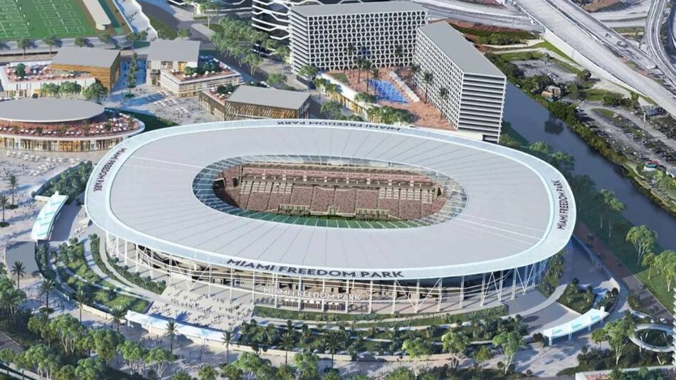 Nuevo estadio del Inter Miami. Foto: @miafreedompark.