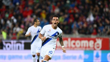 Lautaro Martínez volvió a marcar en la Serie A. Foto: X @Inter_es.