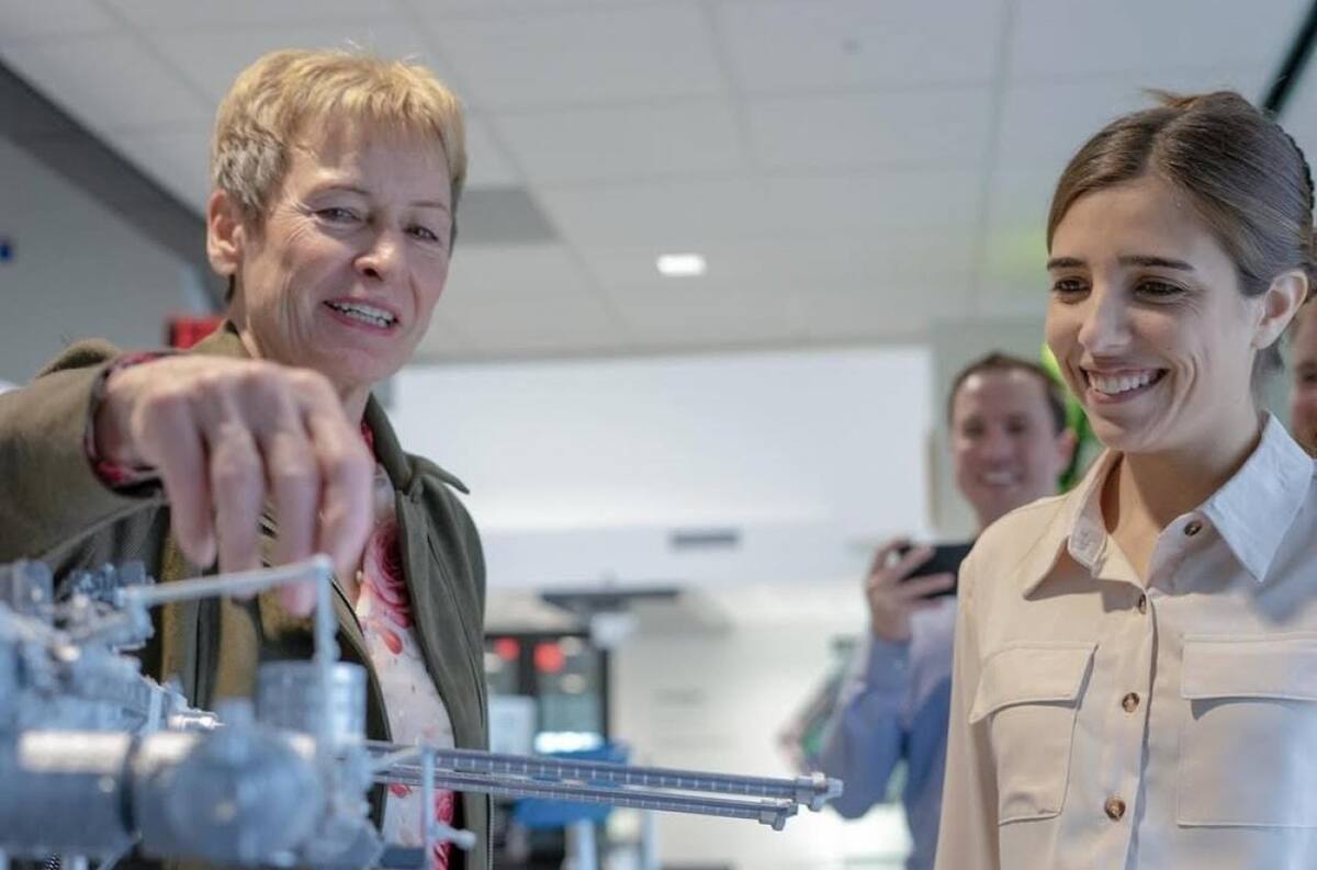 María Noel de Castro Campos estudia y practica para ser la primera astronauta argentina. Foto: Instagram / noel.decastro.