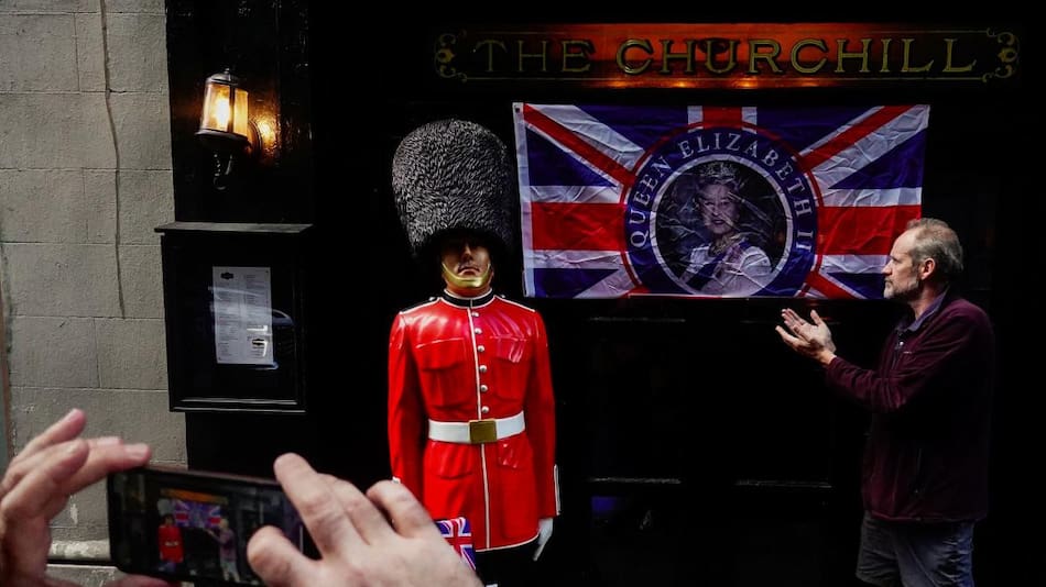Homenaje en Gran Bretaña para la reina Isabel II. Foto: REUTERS