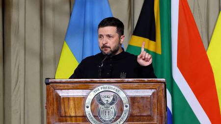Volodímir Zelenski, presidente de Ucrania. Foto: Reuters (Siphiwe Sibeko)