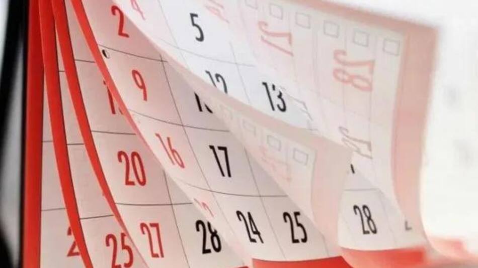 Feriados nacionales, calendario, almanaque