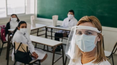 Clases, escuelas, alumnos, coronavirus en Argentina, Foto NA