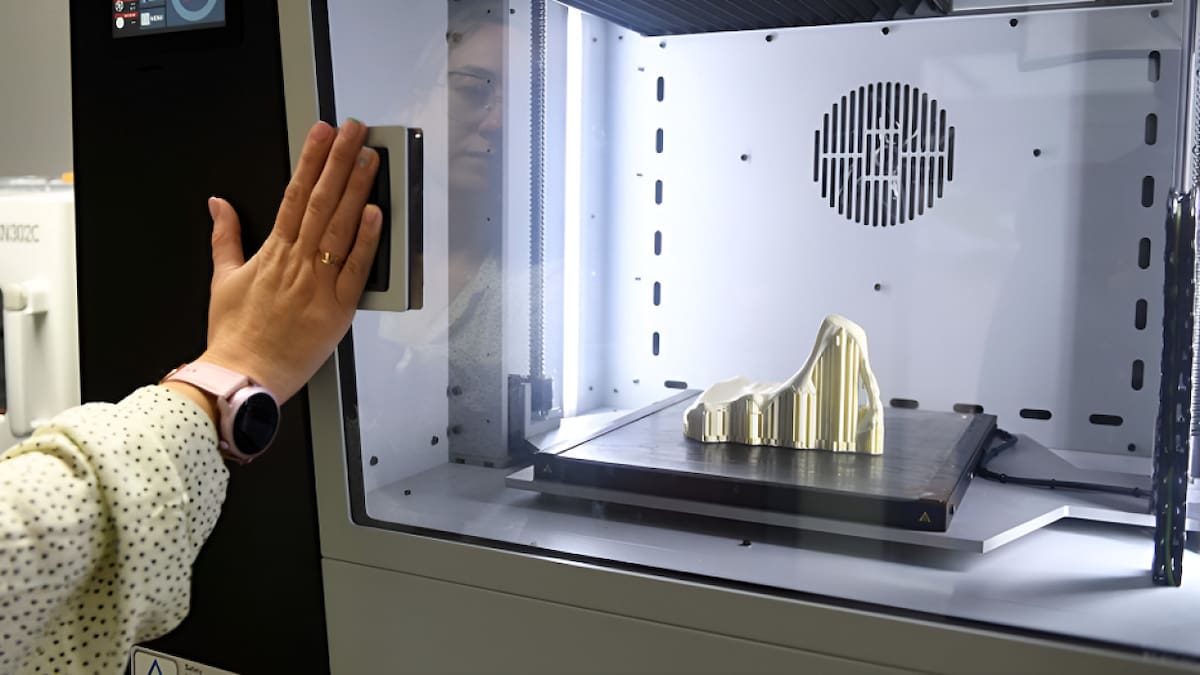 Tecnología 3D aplicada en la medicina. Foto: Télam.