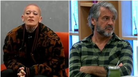 Furia y Darío en Gran Hermano. Fotos: captura Telefe.