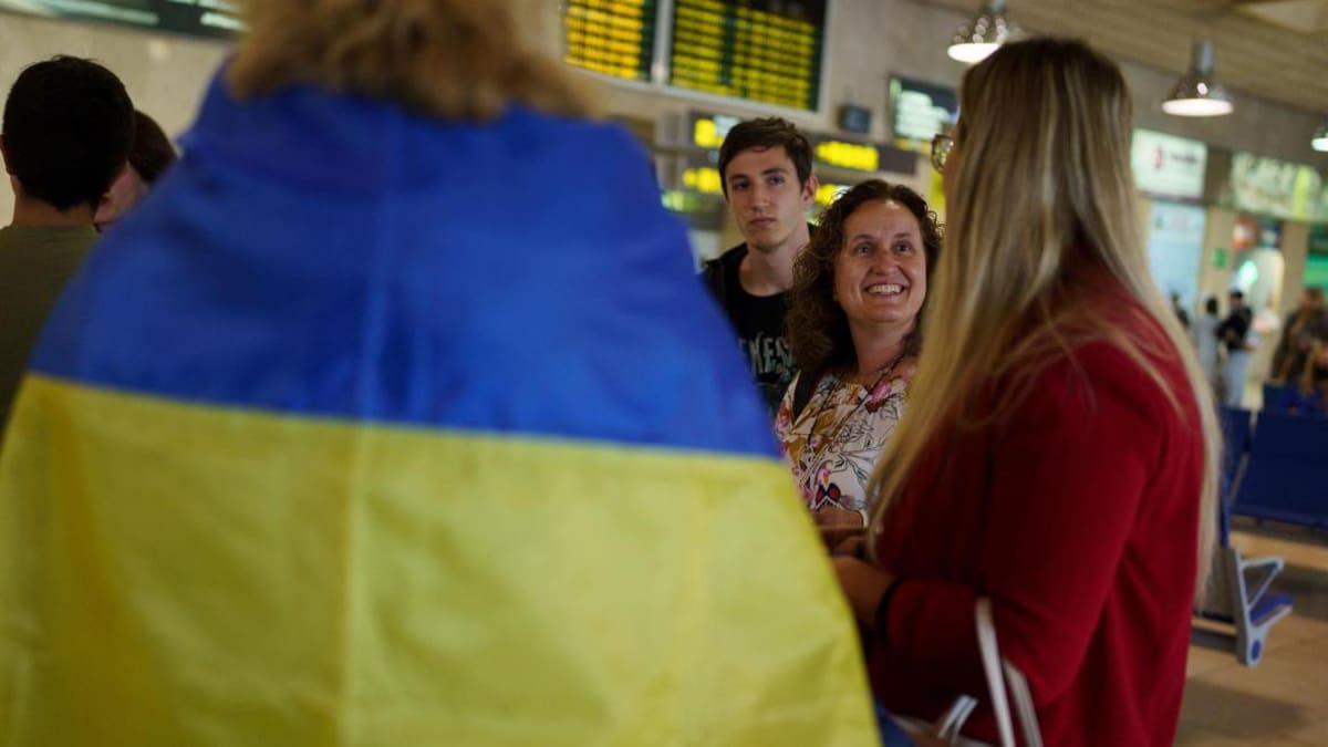 Llegada a las Islas Canarias de refugiados ucranianos, EFE