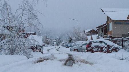 Nevada en la Patagonia