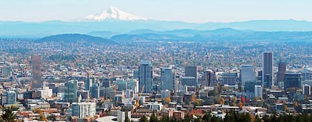 Portland fue elegida en el puesto 12 de las ciudades más felices del mundo. Foto: Wikipedia