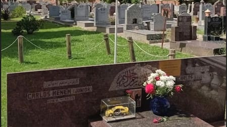 Las tumbas de Menem y su hijo en el Cementerio Islámico fueron profanadas