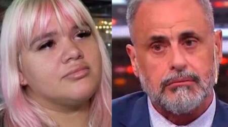 Morena y Jorge Rial. Foto: NA.