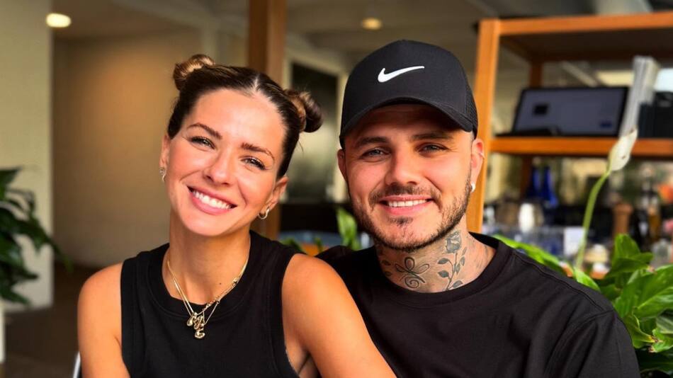 China Suárez y Mauro Icardi. Foto: Instagram.