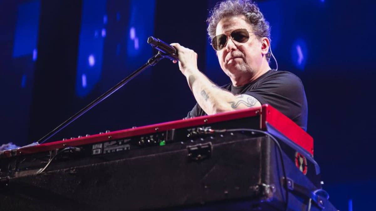 El posteo del artista horas antes de su show en La Plata.