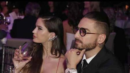 Maluma y Natalia Barulich