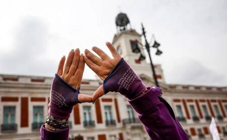 Dia Internacional de la Mujer en Madrid, Reuters.