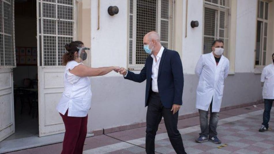Larreta en el inicio de clases en la Ciudad, Foto GCBA